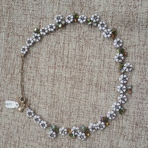 J.Crew Petite Crystal Cosmos Necklace